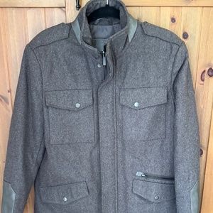 Kenneth Cole Wool Bomber Jacket - Men's Medium